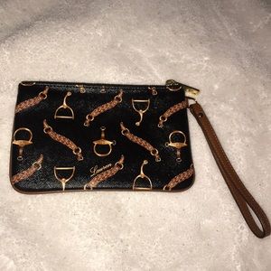 Large Ralph Lauren Bride Equestrian wristlet